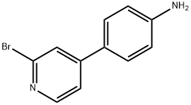 2-Bromo-4-(4-aminophenyl)pyridine,1563534-17-7,结构式