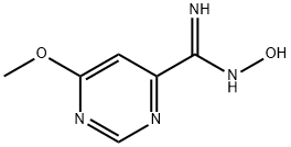 N'-hydroxy-6-methoxypyrimidine-4-carboximidamide Structure