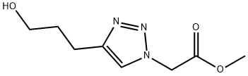 methyl 2-[4-(3-hydroxypropyl)-1H-1,2,3-triazol-1-yl]acetate Structure