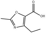 4-乙基-2-甲基噁唑-5-羧酸,1564709-36-9,结构式
