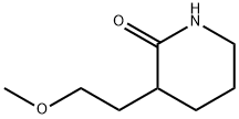 3-(2-METHOXYETHYL)PIPERIDIN-2-ONE,1565410-36-7,结构式