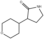 3-(oxan-4-yl)pyrrolidin-2-one Structure