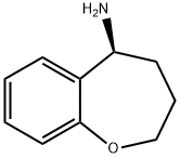 (S)-2,3,4,5-Tetrahydro-benzo[b]oxepin-5-ylamine 化学構造式