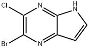 2-bromo-3-chloro-5H-pyrrolo[2,3-b]pyrazine Structure