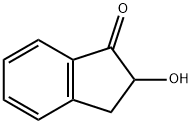 1H-Inden-1-one, 2,3-dihydro-2-hydroxy-,1579-16-4,结构式