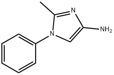 2-methyl-1-phenyl-1H-imidazol-4-amine 结构式