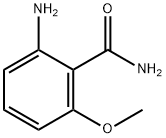 2-氨基-6-甲氧基苯甲酰胺,1591-38-4,结构式