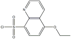 5-乙氧基喹啉-8-磺酰氯 结构式