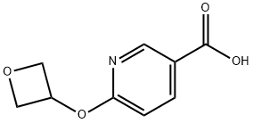 6-(oxetan-3-yloxy)pyridine-3-carboxylic acid Structure