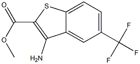 Methyl 3-Amino-5-(trifluoromethyl)benzothiophene-2-carboxylate Structure