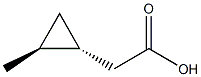 2-(2-methylcyclopropyl)acetic acid Structure