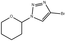 4-Bromo-1-(oxan-2-yl)-1H-1,2,3-triazole,1622834-47-2,结构式