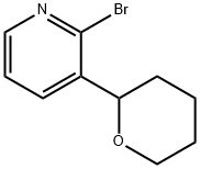 2-Bromo-3-(oxan-2-yl)pyridine 结构式