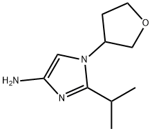 1-(Oxolan-3-yl)-2-(1-methylethyl)-1H-imidazol-4-amine Structure