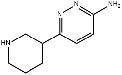 3-Amino-6-(piperidin-3-yl)pyridazine Struktur