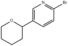 2-bromo-5-(tetrahydro-2H-pyran-2-yl)pyridine Struktur