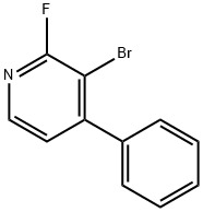 2-Fluoro-3-bromo-4-phenylpyridine Structure