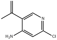 4-AMINO-2-CHLORO-5-(1-METHYLETHENYL)PYRIDINE 化学構造式