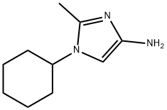 1-Cyclohexyl-2-methylimidazol-4-amine Structure