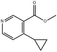 Methyl 4-cyclopropylpyridine-3-carboxylate Structure