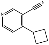 4-Cyclobutylnicotinonitrile,1622840-32-7,结构式