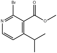 2-Bromo-3-methoxycarbonyl-4-(iso-propyl)pyridine Structure