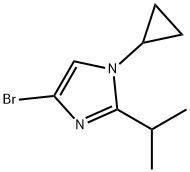 4-Bromo-1-cyclopropyl-2-(iso-propyl)imidazole Struktur
