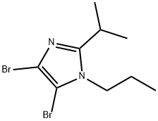 4,5-Dibromo-1-(n-propyl)-2-(iso-propyl)-1H-imidazole, 1622843-32-6, 结构式