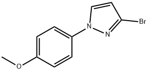 3-Bromo-1-(4-methoxyphenyl)pyrazole Struktur