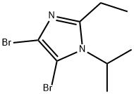 4,5-Dibromo-1-(iso-propyl)-2-ethyl-1H-imidazole Structure