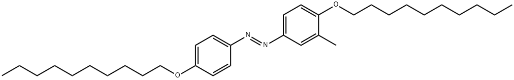 4,4'-Bis(decyloxy)-3-methylazobenzene Struktur