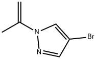 4-Bromo-1-isopropenyl-1H-pyrazole Structure