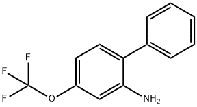 4-(Trifluoromethoxy)biphenyl-2-amine 化学構造式