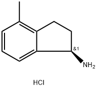 (R)-4-METHYL-INDAN-1-YLAMINE HYDROCHLORIDE Struktur