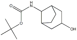tert-butyl N-{3-hydroxybicyclo[3.2.1]octan-8-yl}carbamate Struktur