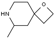 6-methyl-1-oxa-7-azaspiro[3.5]nonane Struktur