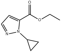 ethyl 1-cyclopropyl-1H-pyrazole-5-carboxylate Struktur