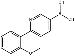 2-(2-Methoxyphenyl)pyridine-5-boronic acid Struktur