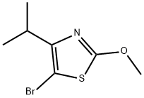 5-Bromo-4-(iso-propyl)-2-methoxythiazole 化学構造式