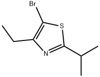 5-Bromo-4-ethyl-2-(iso-propyl)thiazole 结构式