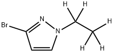 3-Bromo-1-(ethyl-d5)-pyrazole Struktur