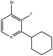 4-Bromo-3-fluoro-2-cyclohexylpyridine|4-Bromo-3-fluoro-2-cyclohexylpyridine