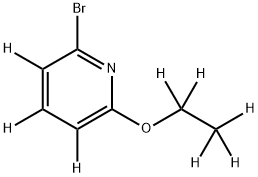 2-Bromo-6-ethoxypyridine-d8,1643576-47-9,结构式