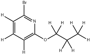 2-Bromo-6-(n-propoxy)pyridine-d10 Structure
