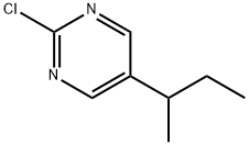 2-Chloro-5-(sec-butyl)pyrimidine 结构式