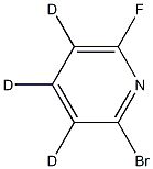 2-Bromo-6-fluoropyridine-d3 化学構造式
