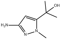 2-(3-amino-1-methyl-1H-pyrazol-5-yl)propan-2-ol, 1649468-56-3, 结构式