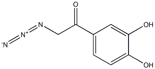 Ethanone, 2-azido-1-(3,4-dihydroxyphenyl)- Structure