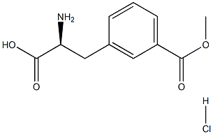 (S)-3-(2-Amino-2-carboxy-ethyl)-benzoic acid methyl ester hydrochloride 结构式
