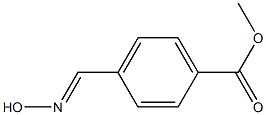 methyl 4-[(hydroxyimino)methyl]benzoate Struktur
